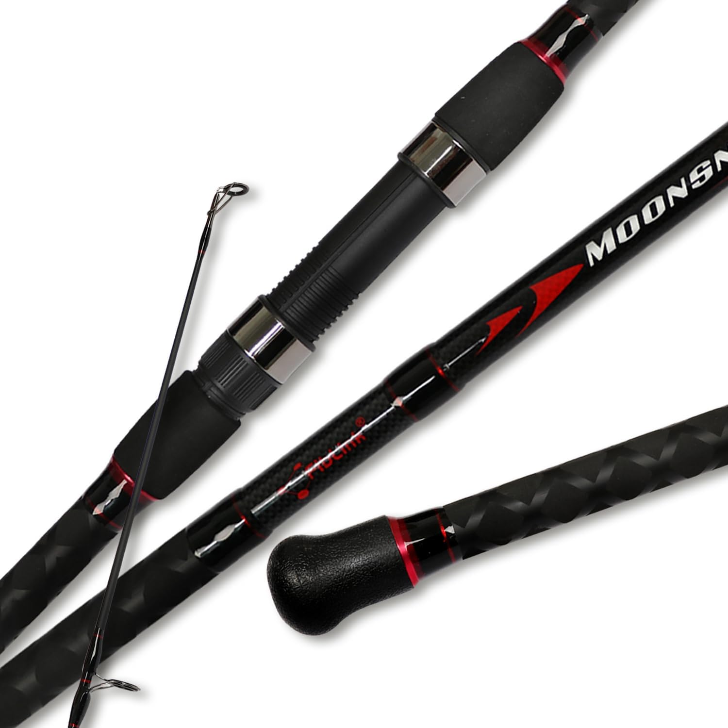 Fishing Rod Surf - Graphite Surf Spinning Travel Fishing Rod,