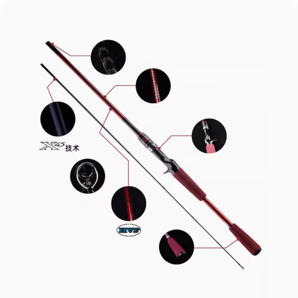 Carbon Fiber Lure Fishing Rod  - Fishing Rod Casting recension och pris